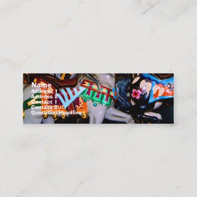 Carte de profil de carrousel (Devant)