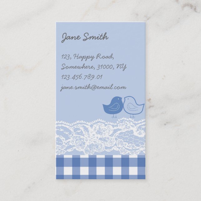 Carte de profil de dentelle de la dentelle du livr (Devant)