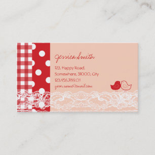 Carte de profil de dentelle mignonne pour les oise