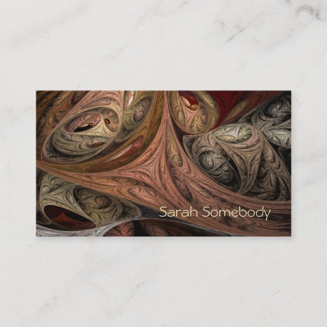 Carte de profil de fractale de torsion d'épice (Devant)