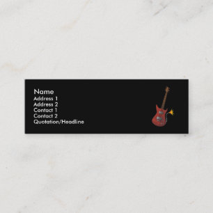 Carte de profil de guitare
