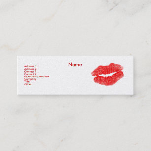 Carte de profil "de l'artiste de maquillage" III -