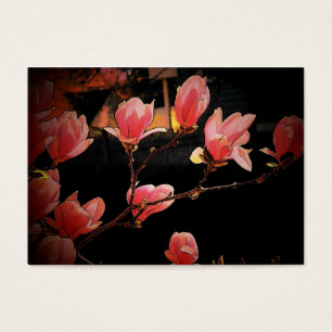 Carte de profil de magnolias