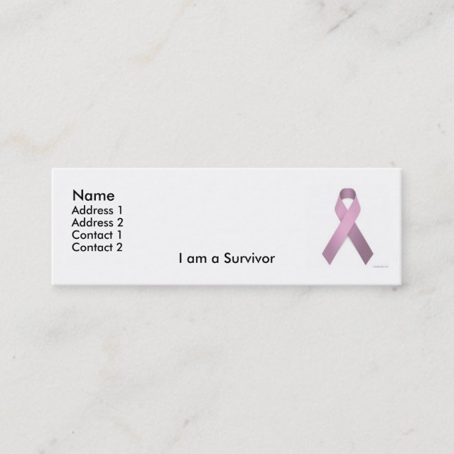 Carte de profil de survivant (Devant)