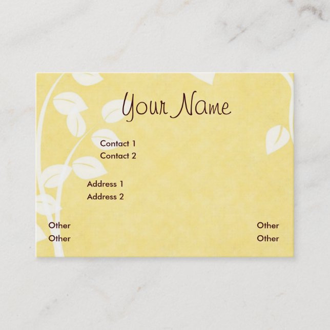 Carte de profil d'entreprise LiLiANA (Devant)