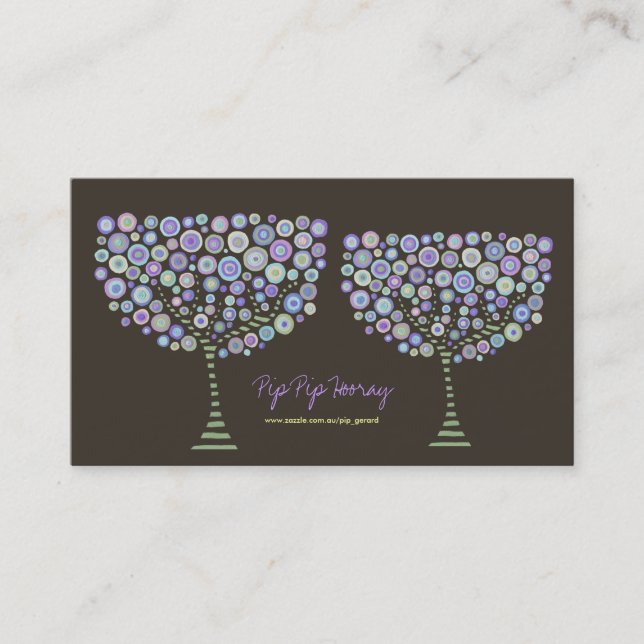 Carte de profil d'entreprise Zazzle (Devant)