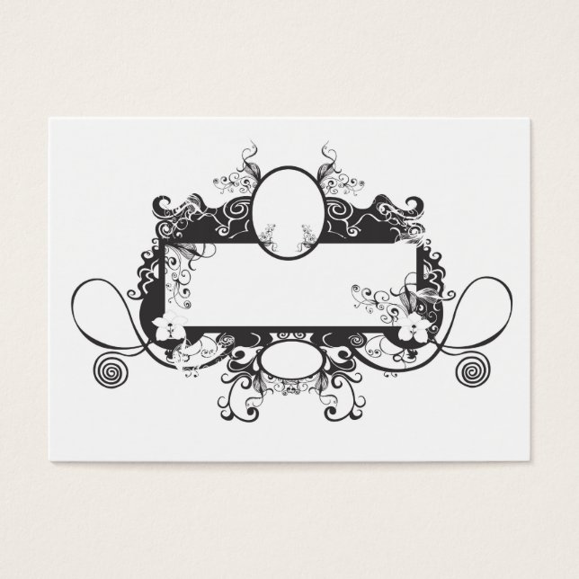 Carte de profil d'image rétro (Devant)