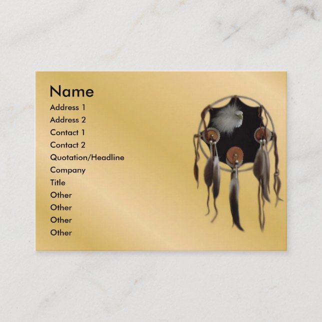 Carte de profil Dreamcatcher (Devant)