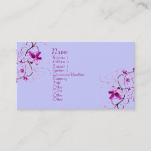 Carte de profil Floral Deco