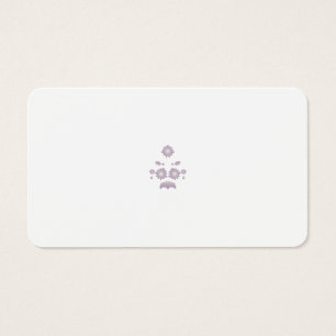 Carte de profil floral minimaliste Luxe doux