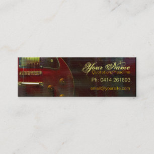 Carte de profil GUITAR "mini-RED"