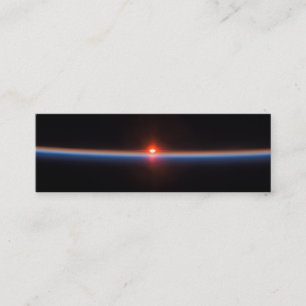 Carte de profil Horizon de la Terre