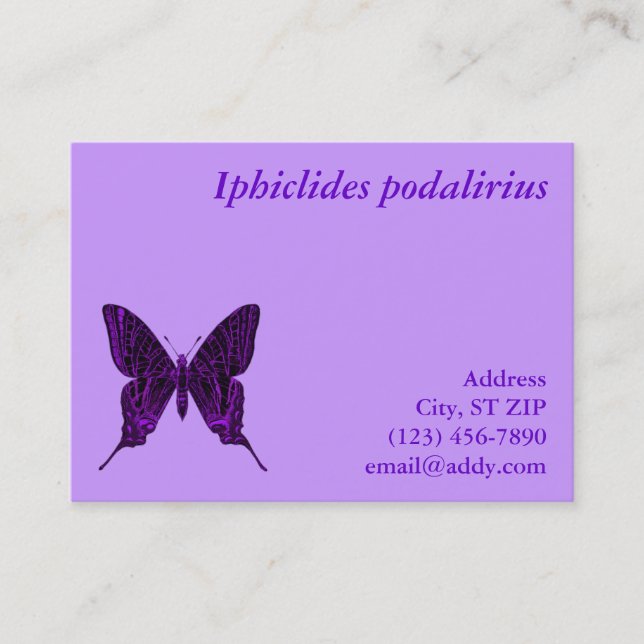 Carte de profil Iphiclides podalirius (Devant)