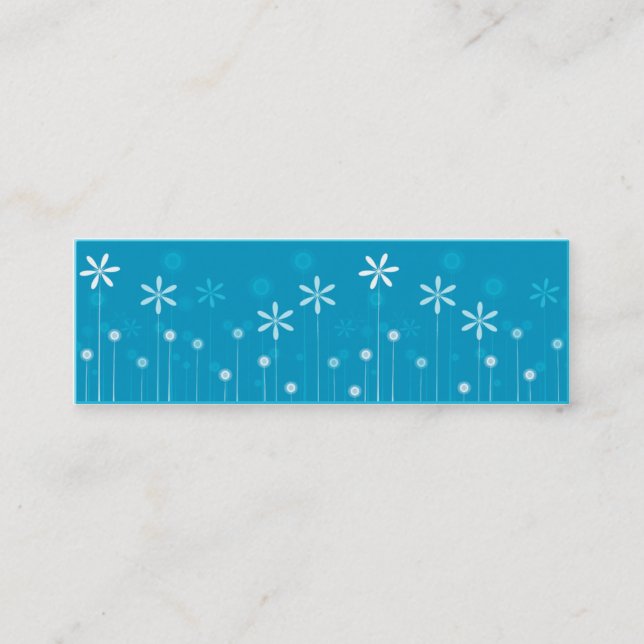 Carte de profil maigre - Poppies (Devant)