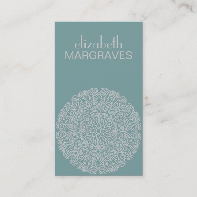 Carte de profil Mandala (Devant)