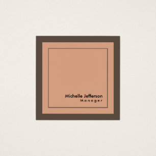 Carte de profil minimaliste professionnelle