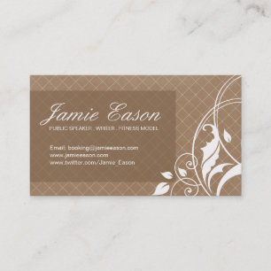 Carte de profil moderne - Jamie Eason