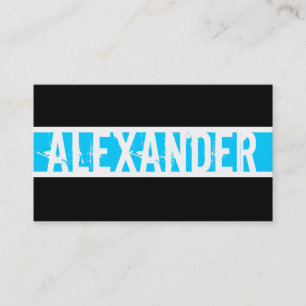 Carte de profil Monogramme moderne