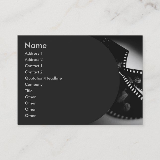 Carte de profil Movie #1 (Devant)
