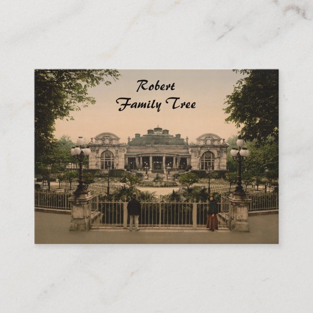 Carte de profil Old Casino, Vichy, France Family T (Devant)