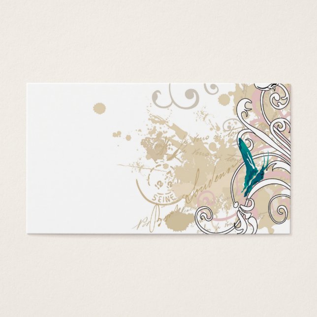 Carte de profil Papillons (Devant)