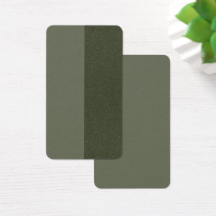 Carte de profil personnalisée verte Moss à deux to