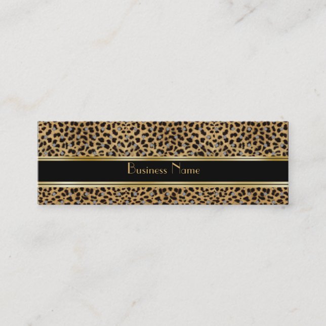 Carte de profil Poster de animal d'affaires Gold N (Devant)