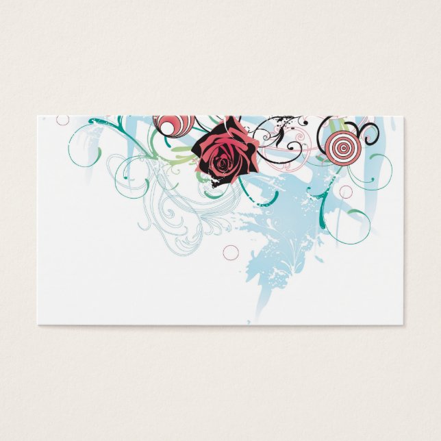 Carte de profil rose (Devant)