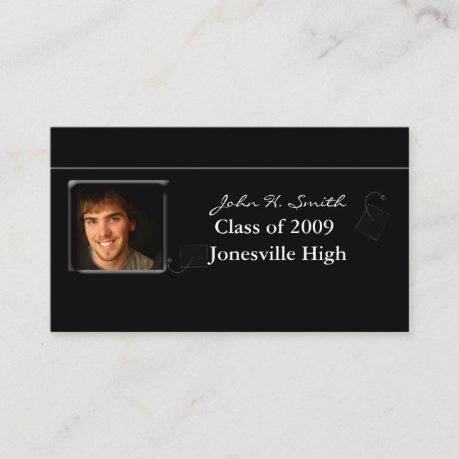 Carte de profil senior avec vos photos (Devant)