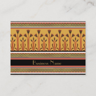 Carte de profil Vintage Victorian Gold Beige Noir 