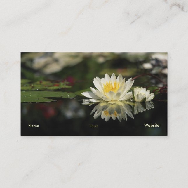 Carte de profil Water Lily (Devant)