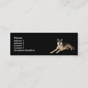 Carte de profil Wolf