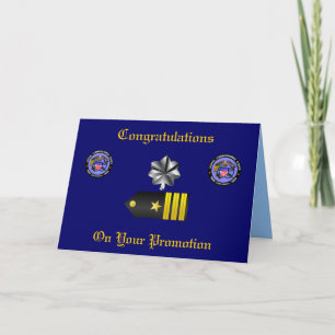 Carte de promotion du commandant du corps de la Co