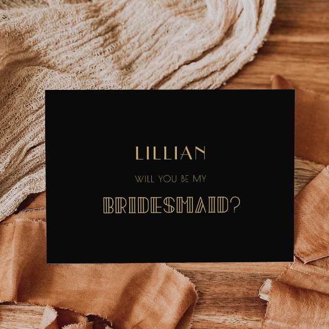 Carte de proposition art déco des années 1920 vint (Créateur téléchargé)