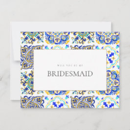 Carte de proposition de Bridesmaid