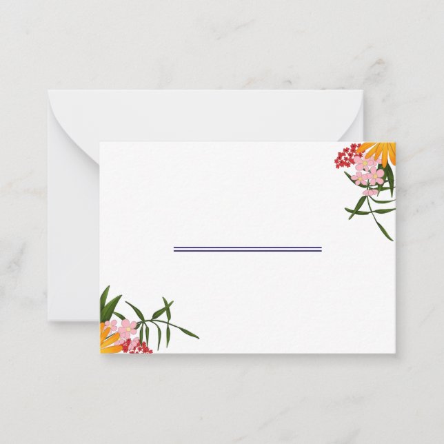 Carte de proposition de la partie nuptiale (Devant)