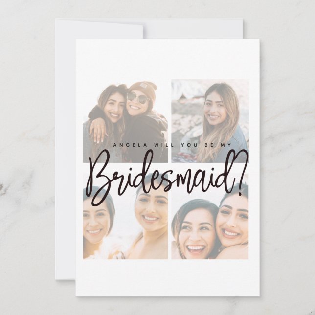 Carte de proposition de mariage évanouie sur colla (Devant)