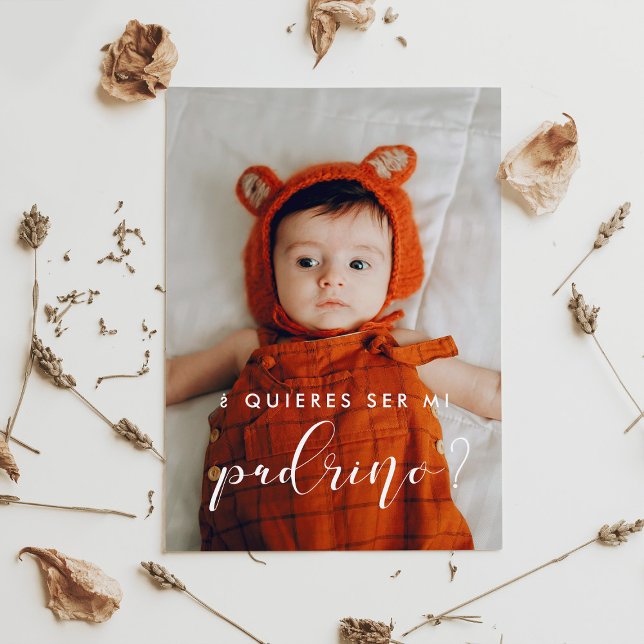 Carte de proposition de parrain élégante Querieres (Créateur téléchargé)