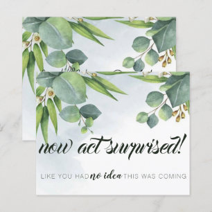 Carte de proposition Eucalyptus Bridesmaid