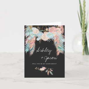 Carte de proposition parent   Boho Dreamcatcher