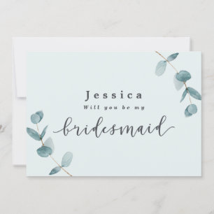 Carte de proposition simple Eucalyptus