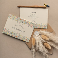 Carte de proposition simple Fleur sauvage Fern Gro