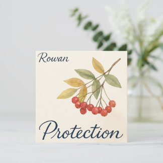 Carte de protection de Rowan