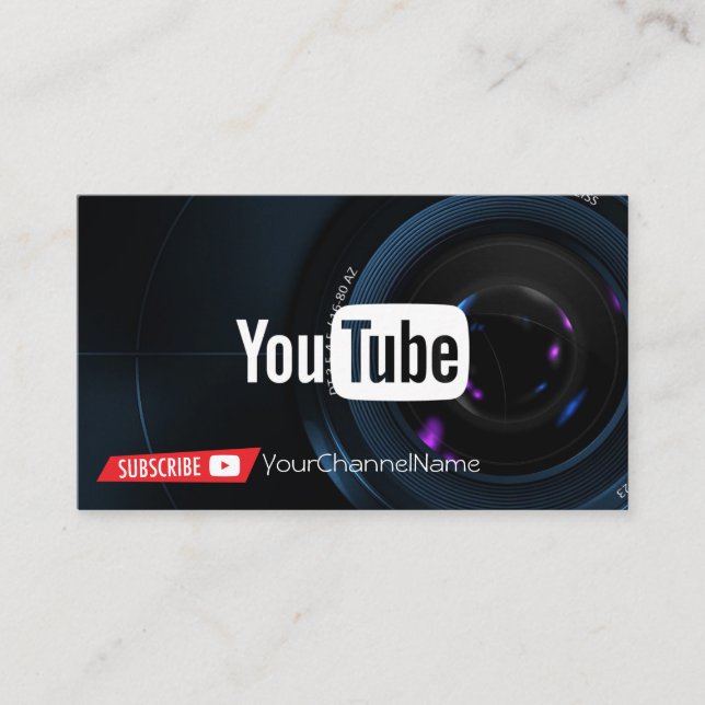 Carte de publicité de canal (Devant)