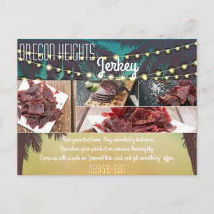 Carte de publicité d'entreprise Plage Chaîne lumiè