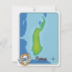 carte de Raasay en Écosse