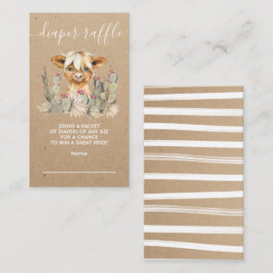 Carte de rabat de chaudière de vache Highland