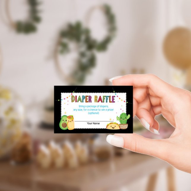 Carte de rabat Fiesta Baby shower (Créateur téléchargé)