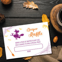Carte de rabat Hocus Pocus Baby shower