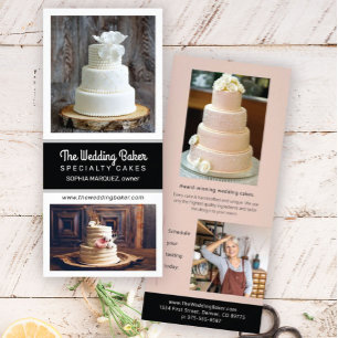 Carte de rack de marketing créatif noir et blanc